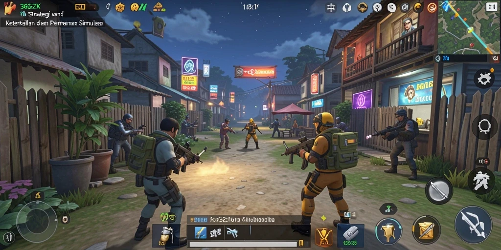 Tampilan gameplay menarik dari 365ZK dengan elemen strategi yang kuat.