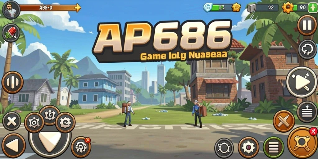 Tampilan gameplay AP686 yang seru dan mengasyikkan.