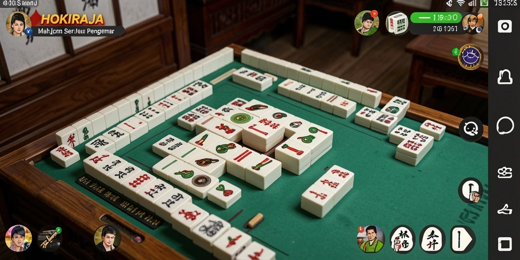 Tampilan gameplay HOKIRAJA yang menarik dan strategis.