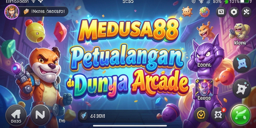 Tangkapan layar gameplay <strong>MEDUSA88</strong> yang menunjukkan aksi seru dan grafis menawan.