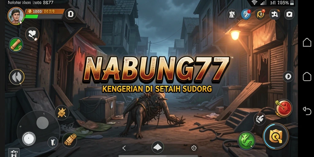 Tampilan gameplay menakutkan di NABUNG77.