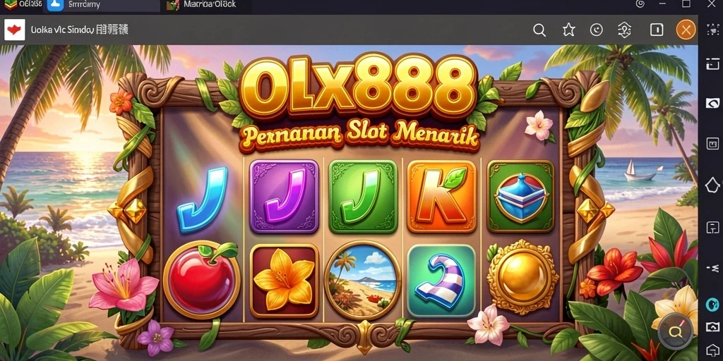 Tampilan gameplay OLX888 yang memukau dan penuh aksi slot.