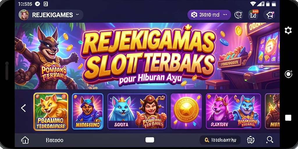 Tampilan menarik dari gameplay Slot di REJEKIGAMES.