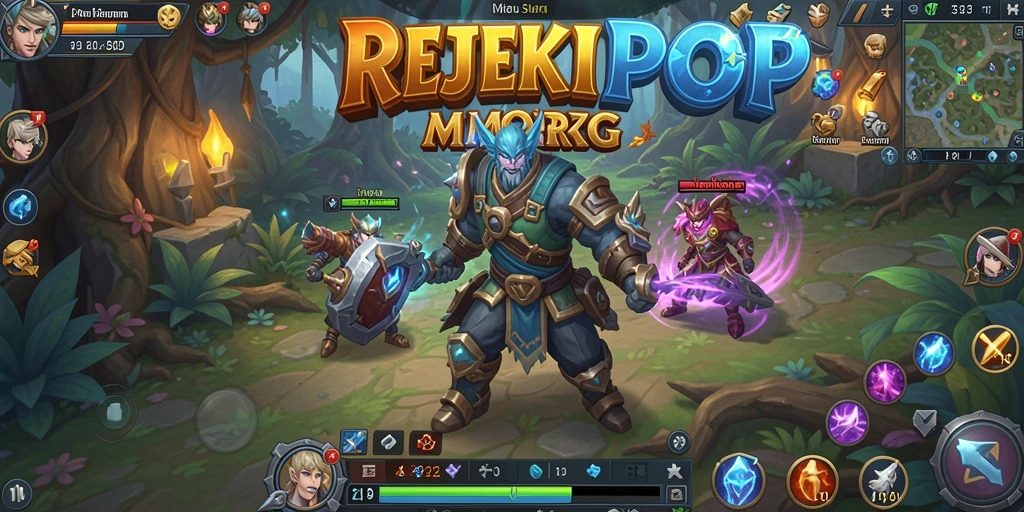 Tampilan gameplay seru dan interaksi pemain di REJEKIPOP.