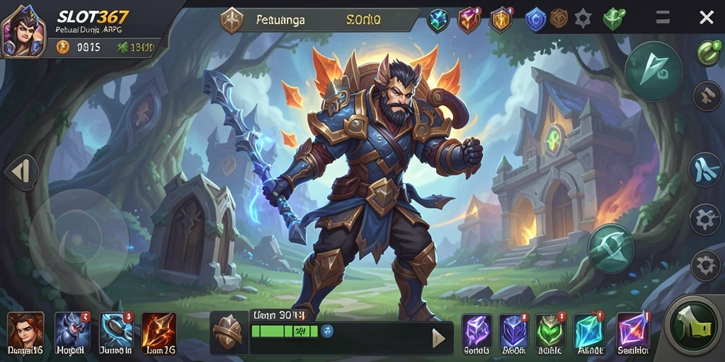 Screenshot gameplay menampilkan aksi seru di dunia ARPG.