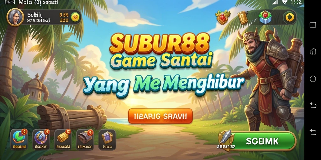 Screenshot gameplay SUBUR88 yang seru dan penuh warna.