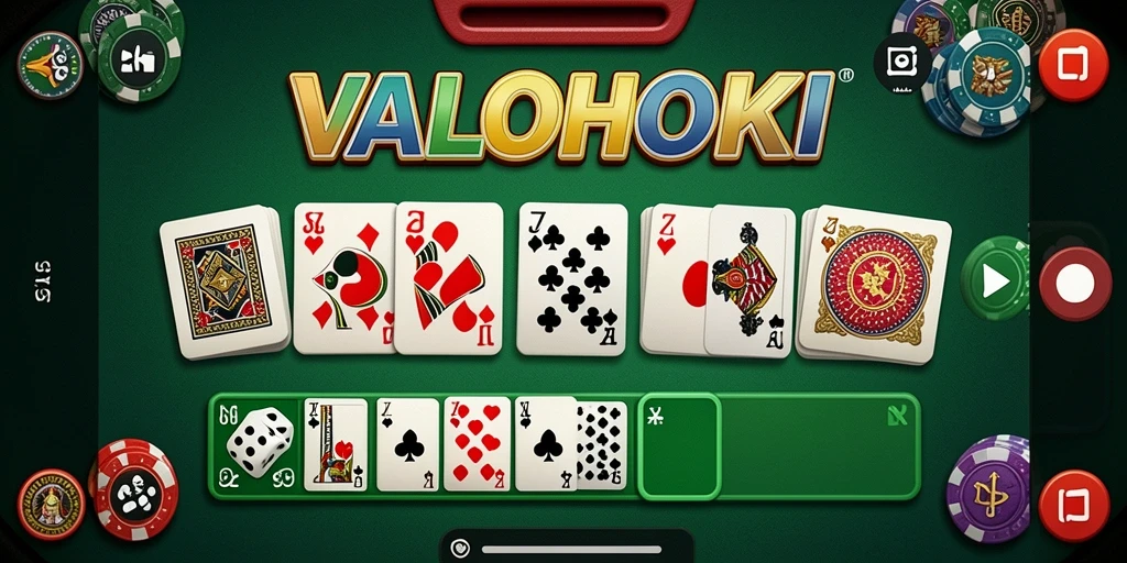 Screenshot gameplay VALOHOKI menampilkan keseruan bermain Domino.